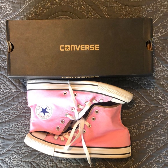 Converse Shoes - Converse Icy Pink High Top Sneakers